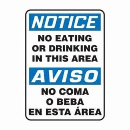 Accuform Notice Sign, SBMGNF806XV SBMGNF806XV